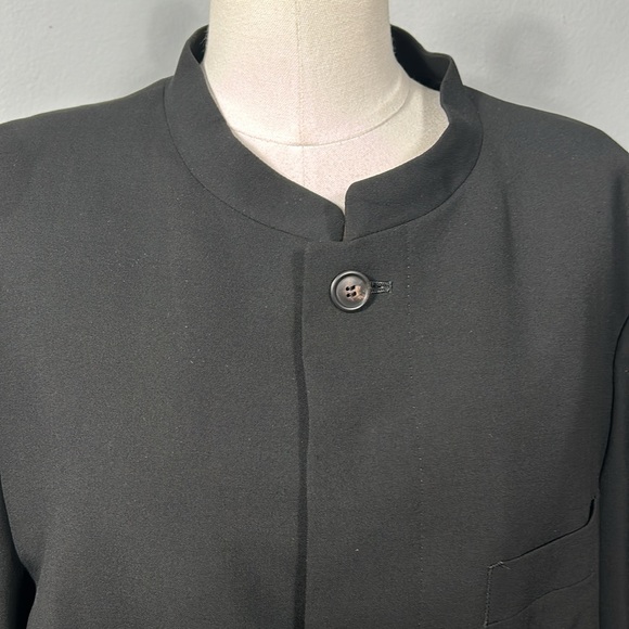 Issey Miyake Men’s Vintage Wool Cashmere Mix Mandarin Collar Blazer sz 4  US L - Picture 5 of 15